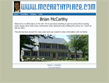 Tablet Screenshot of mccarthyplace.com